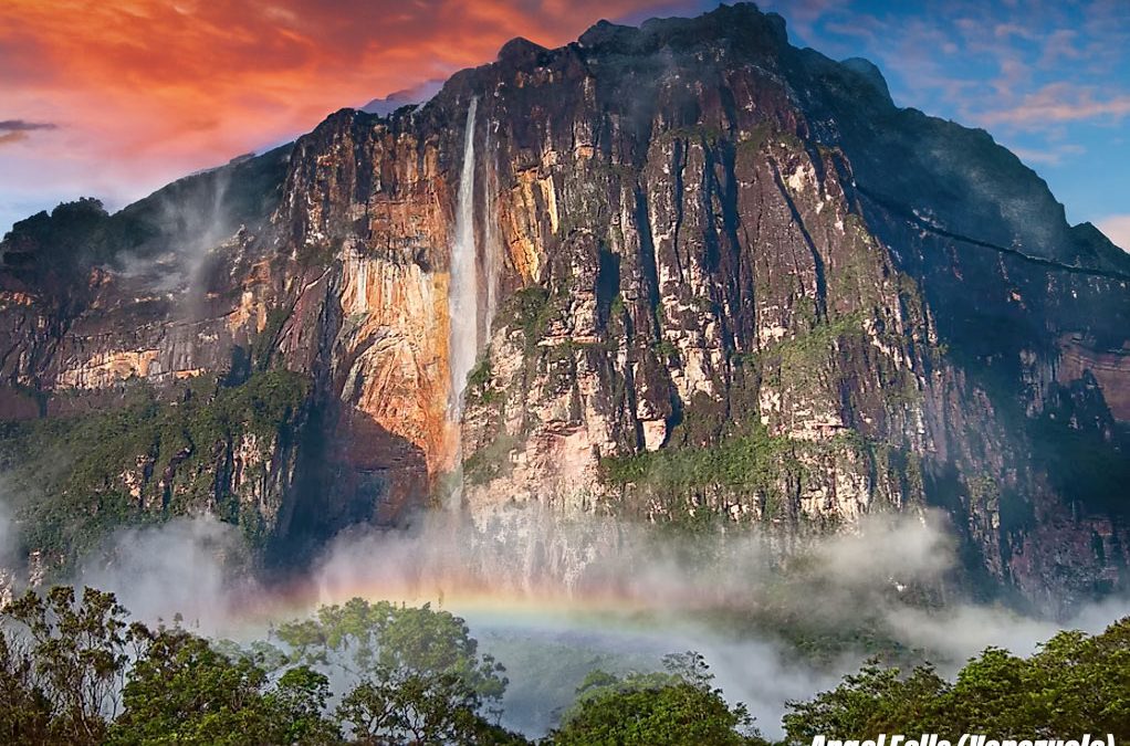 How does a Waterfall create a Rainbow?